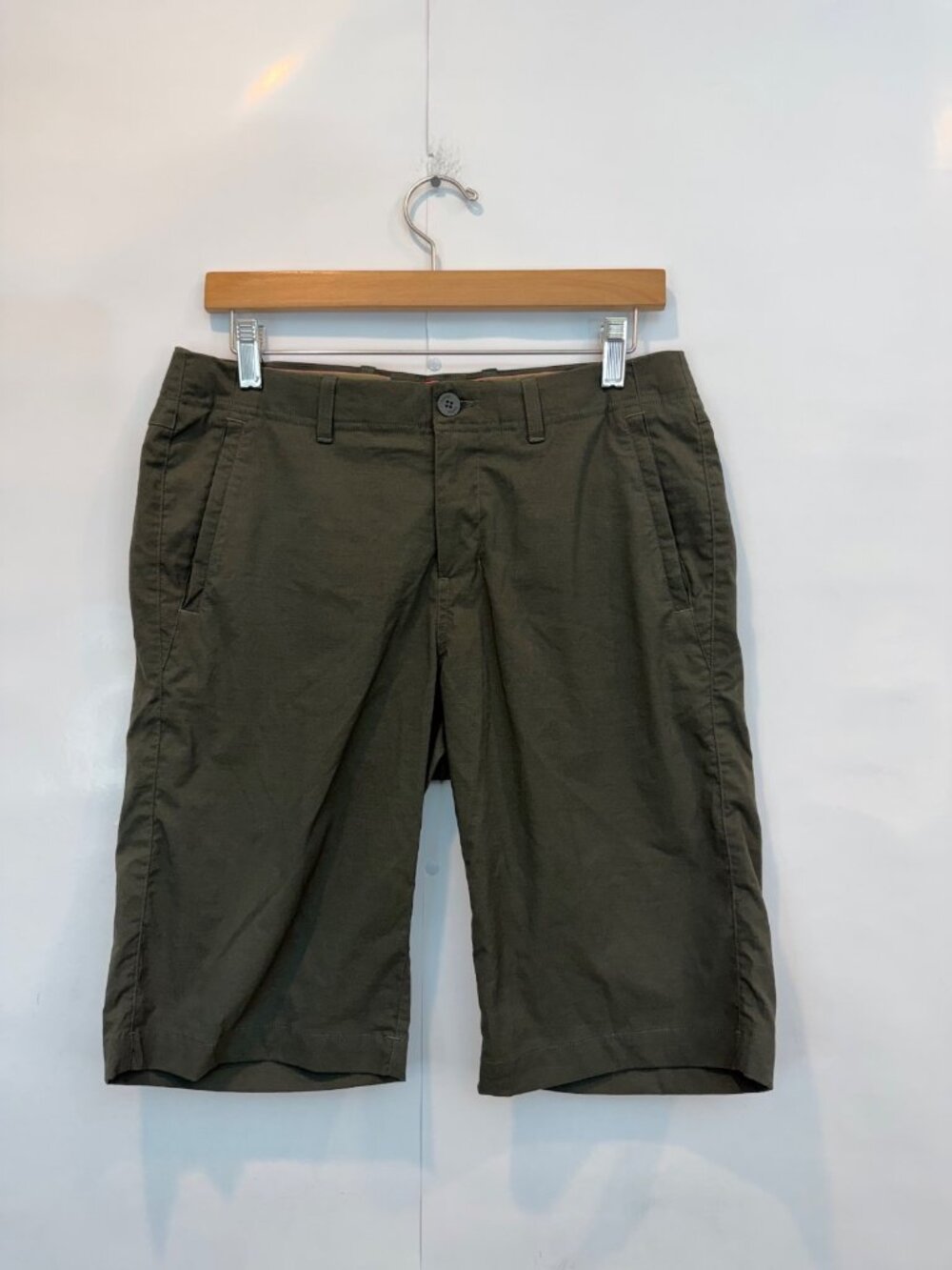 Rapha Women's Randonnee Cycling Shorts Size 32 Dark Green Nylon Stretch